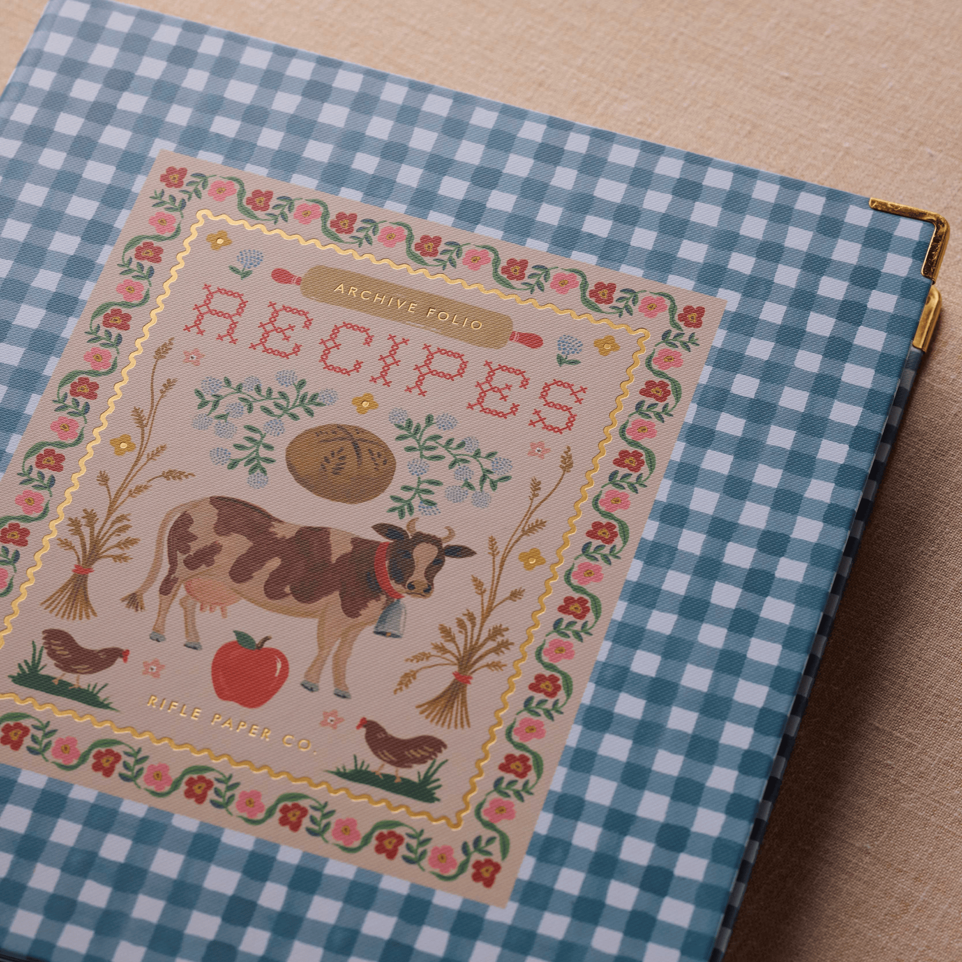 Rifle Paper Quaderni Raccoglitore per ricette Home Sweet Home