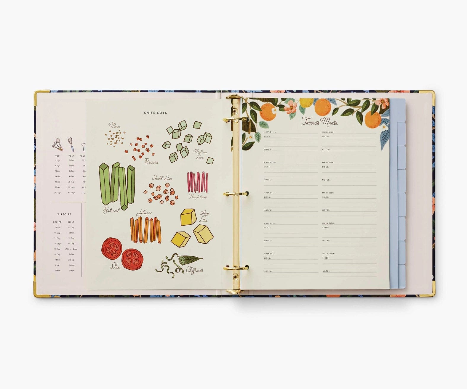 Rifle Paper Quaderni Raccoglitore per ricette Rifle Paper