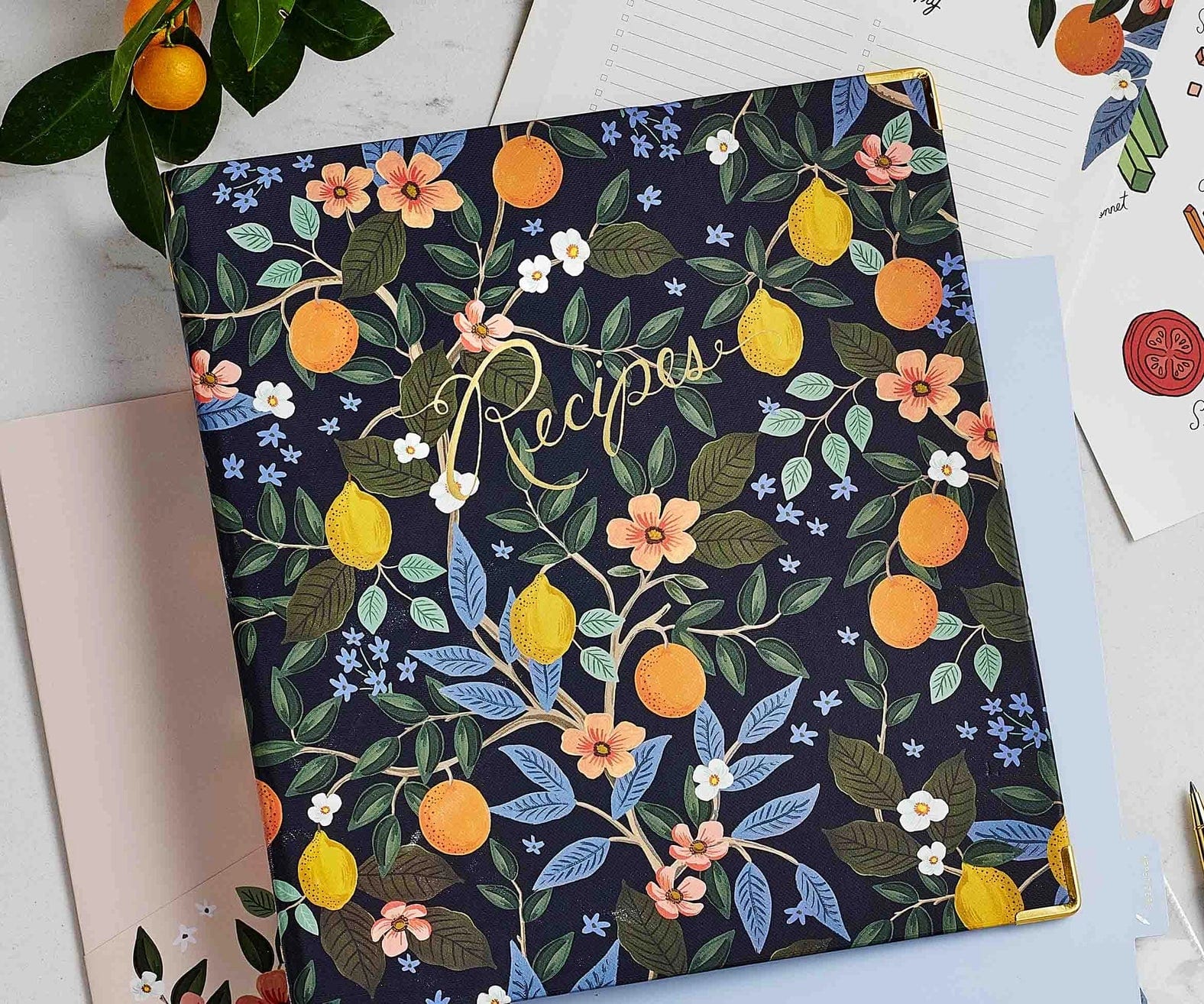 Rifle Paper Quaderni Raccoglitore per ricette Rifle Paper