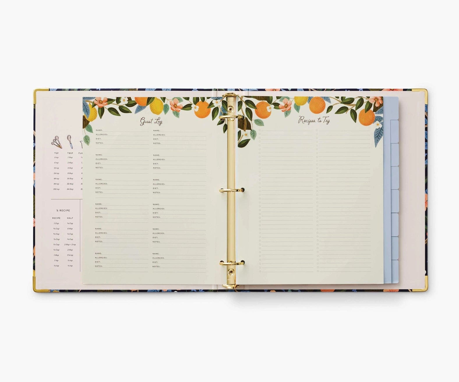 Rifle Paper Quaderni Raccoglitore per ricette Rifle Paper