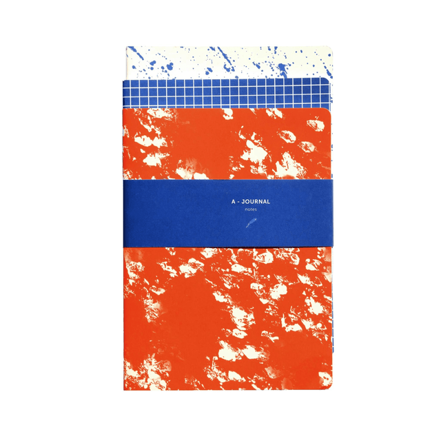 A-Journal Quaderni Set di Quaderni Blue&Orange