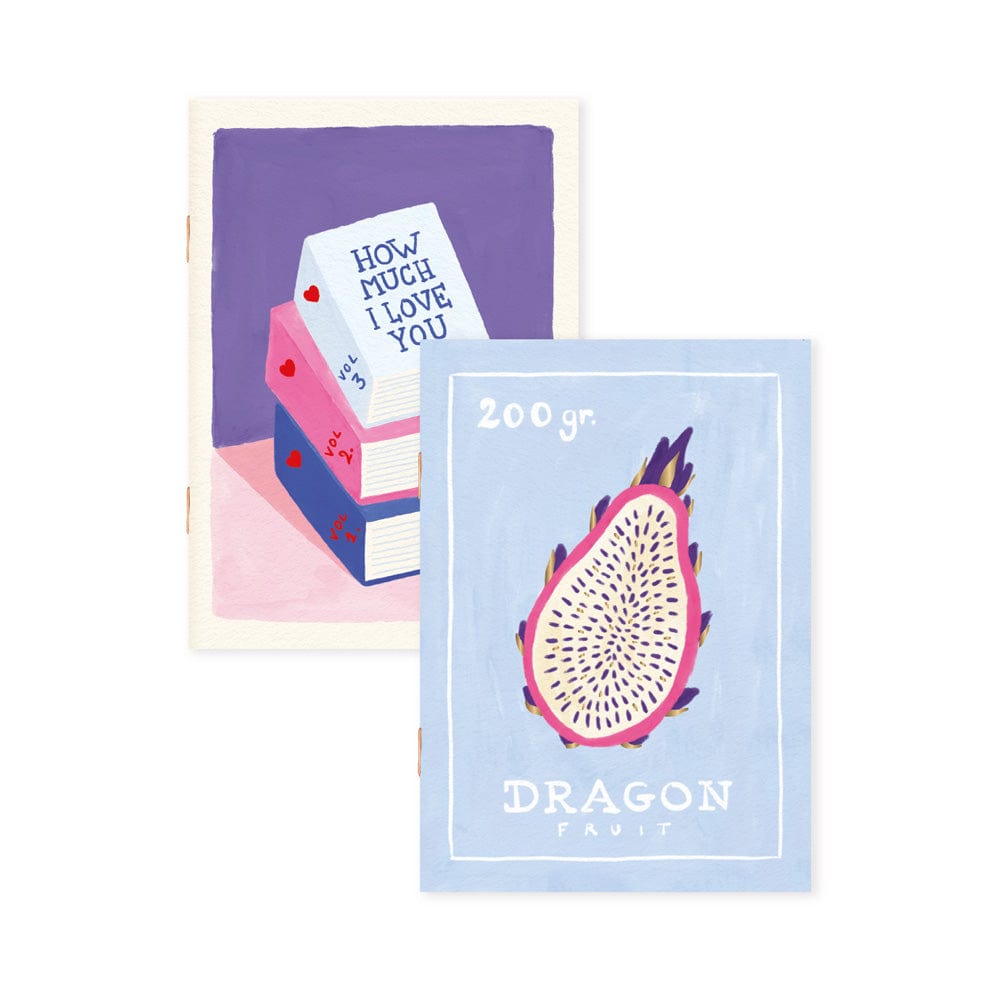 All The Way To Say Quaderni Set di Quaderni Dragon Fruit