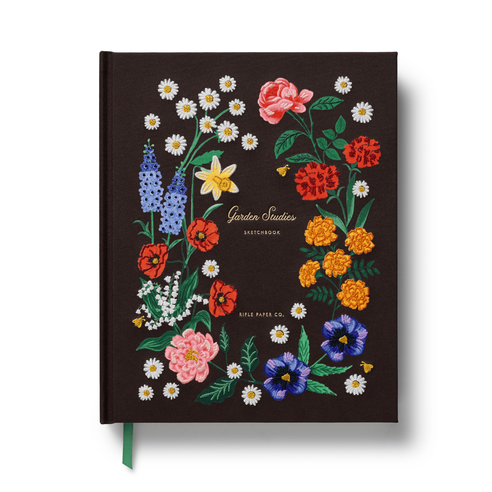 Rifle Paper Quaderni Sketchbook Garden Studies Rifle Paper - ricamato