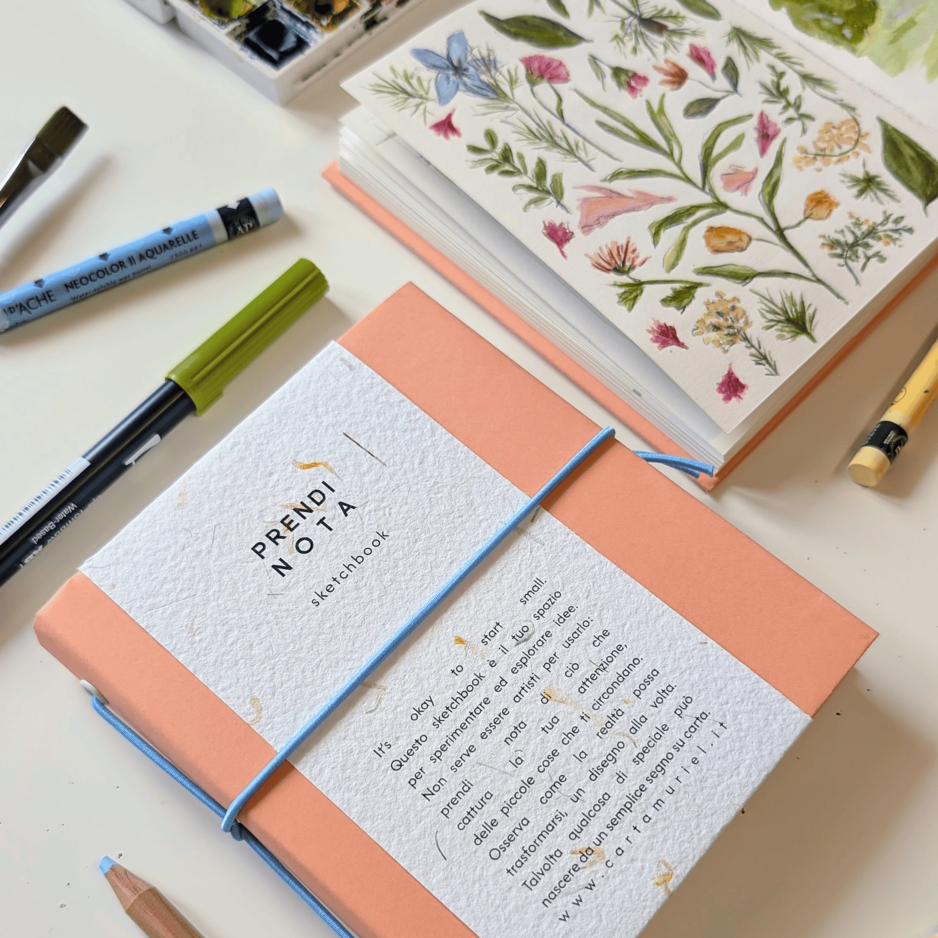 Carta Muriel Quaderni Sketchbook Prendi Nota
