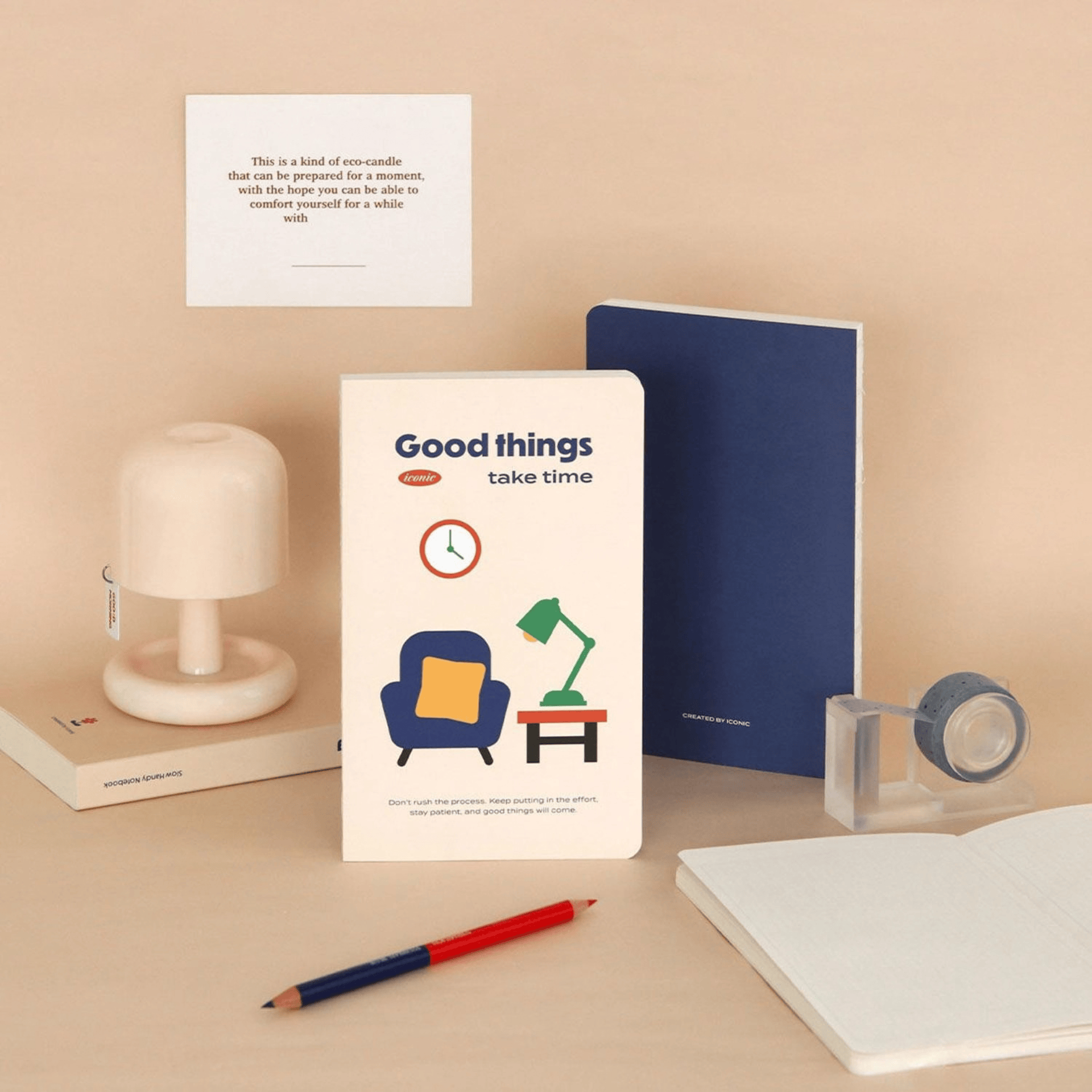 Iconic Quaderni GOOD THINGS Slow Handy Notebook B6 Grid