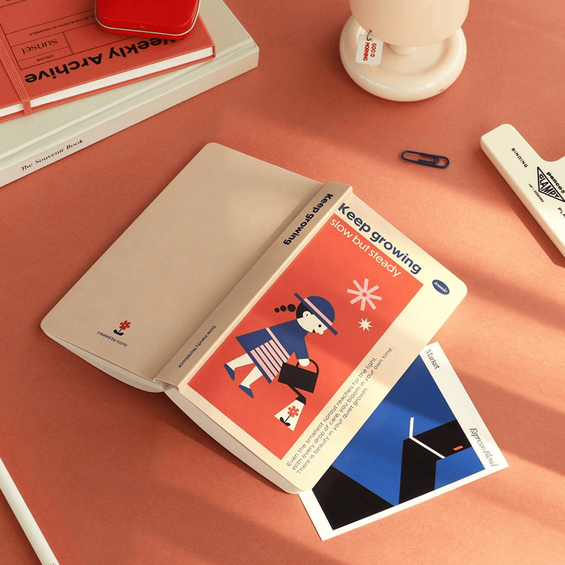 Iconic Quaderni Slow Handy Notebook - Keep Growing