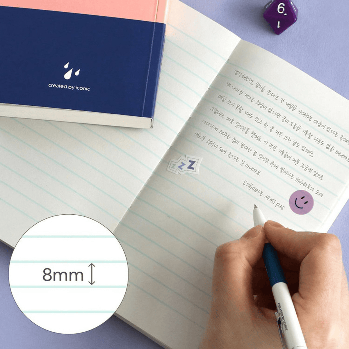 Iconic Quaderni Slow Handy Notebook - Party
