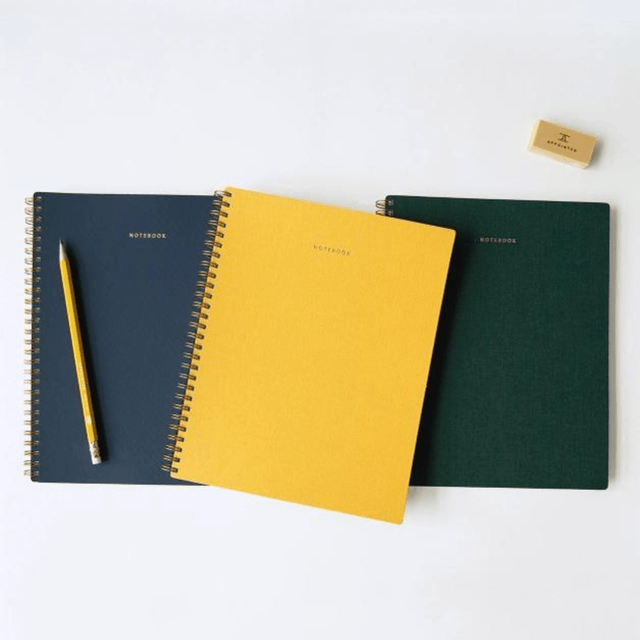 Appointed Quaderni Three Subject Notebook Green