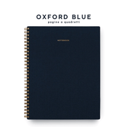 Appointed Quaderni OXFORD BLUE - PAGINE A QUADRETTI Three Subject Notebook