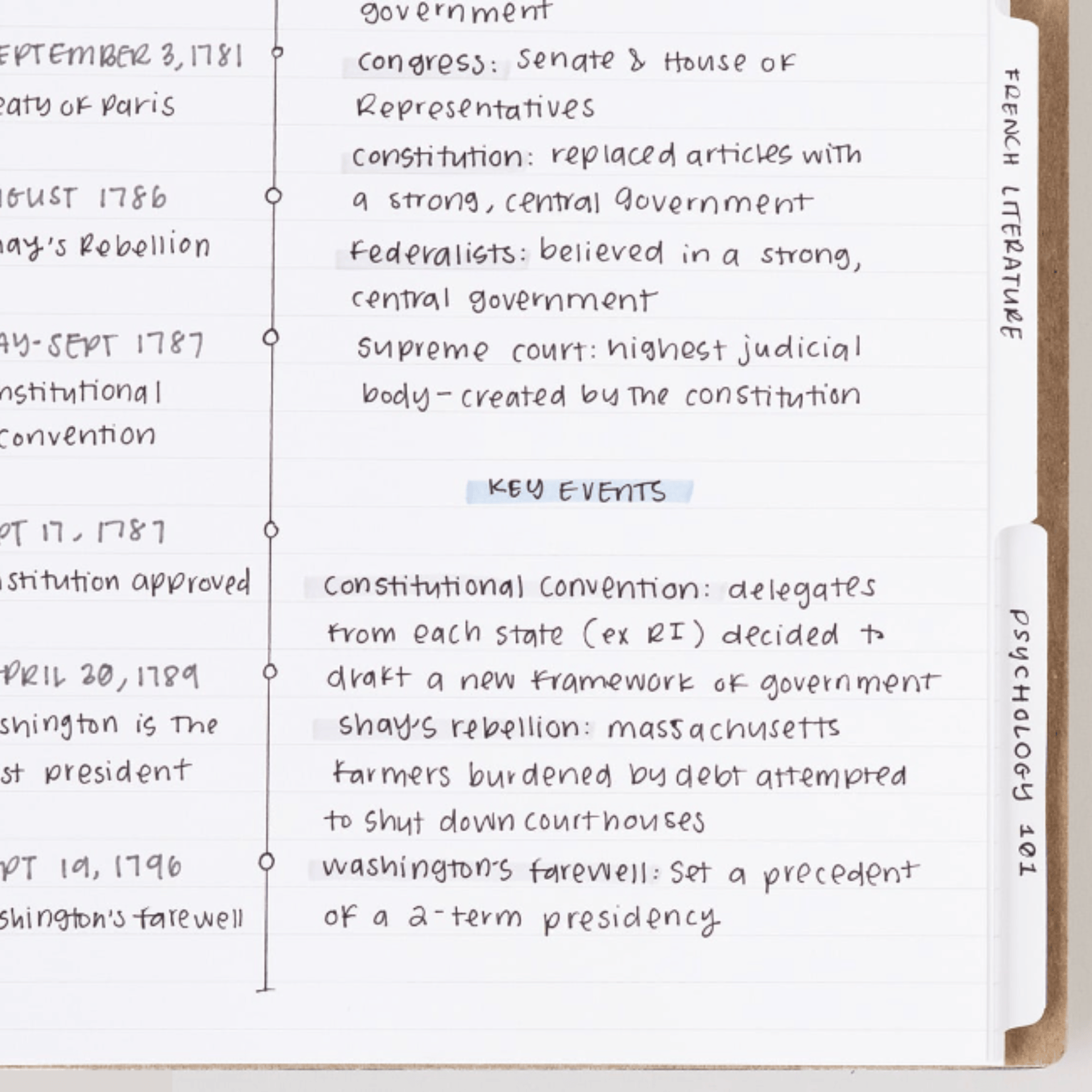 Appointed Quaderni Three Subject Notebook