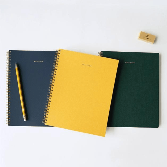 Appointed Quaderni Three Subject Notebook Yellow