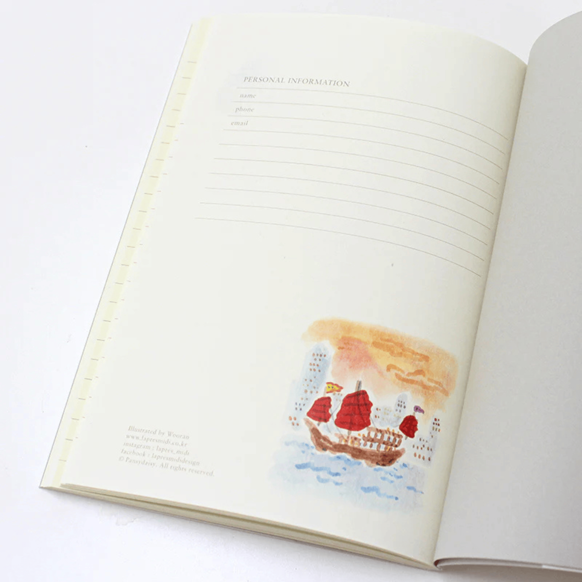 Pansydaisy Korea Quaderni Travel Journal - Hong Kong