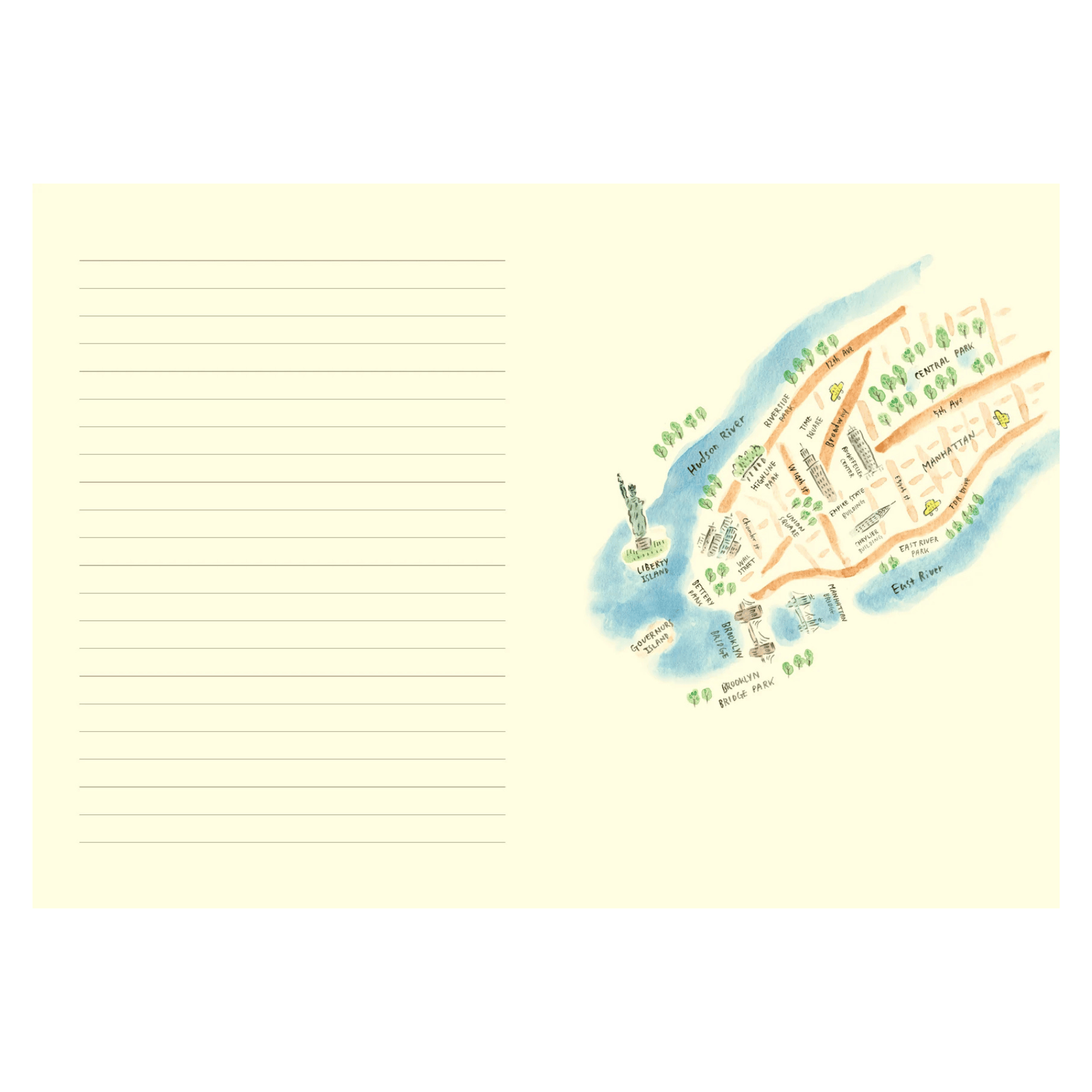 Pansydaisy Korea Quaderni Travel Journal - New York City Night