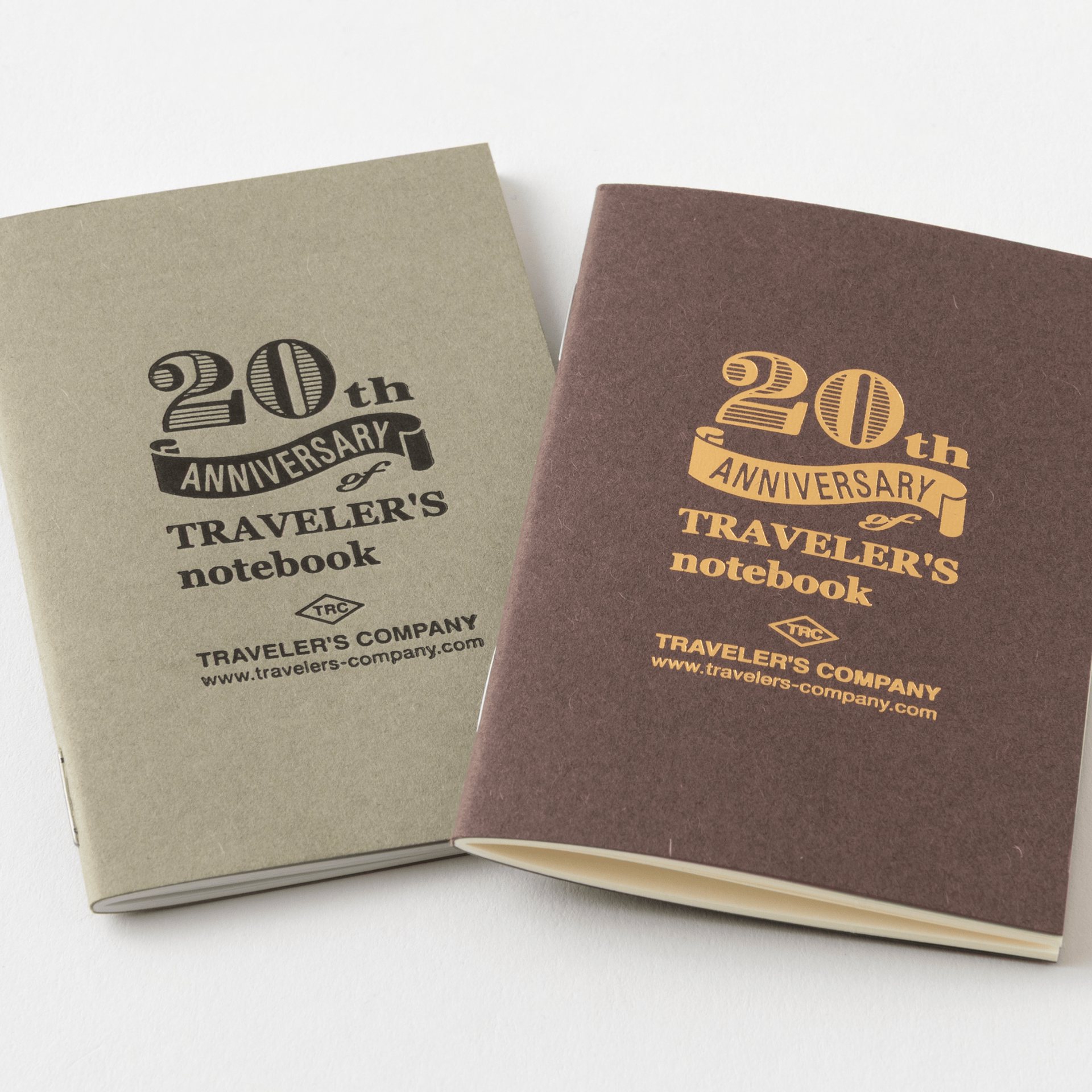 Traveler's Company Japan Quaderni Traveler's Notebook Card Size - 20th Anniversary Edition