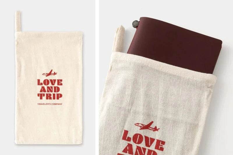 Traveler's Company Japan Quaderni Traveler's Notebook Limited Edition - LOVE AND TRIP