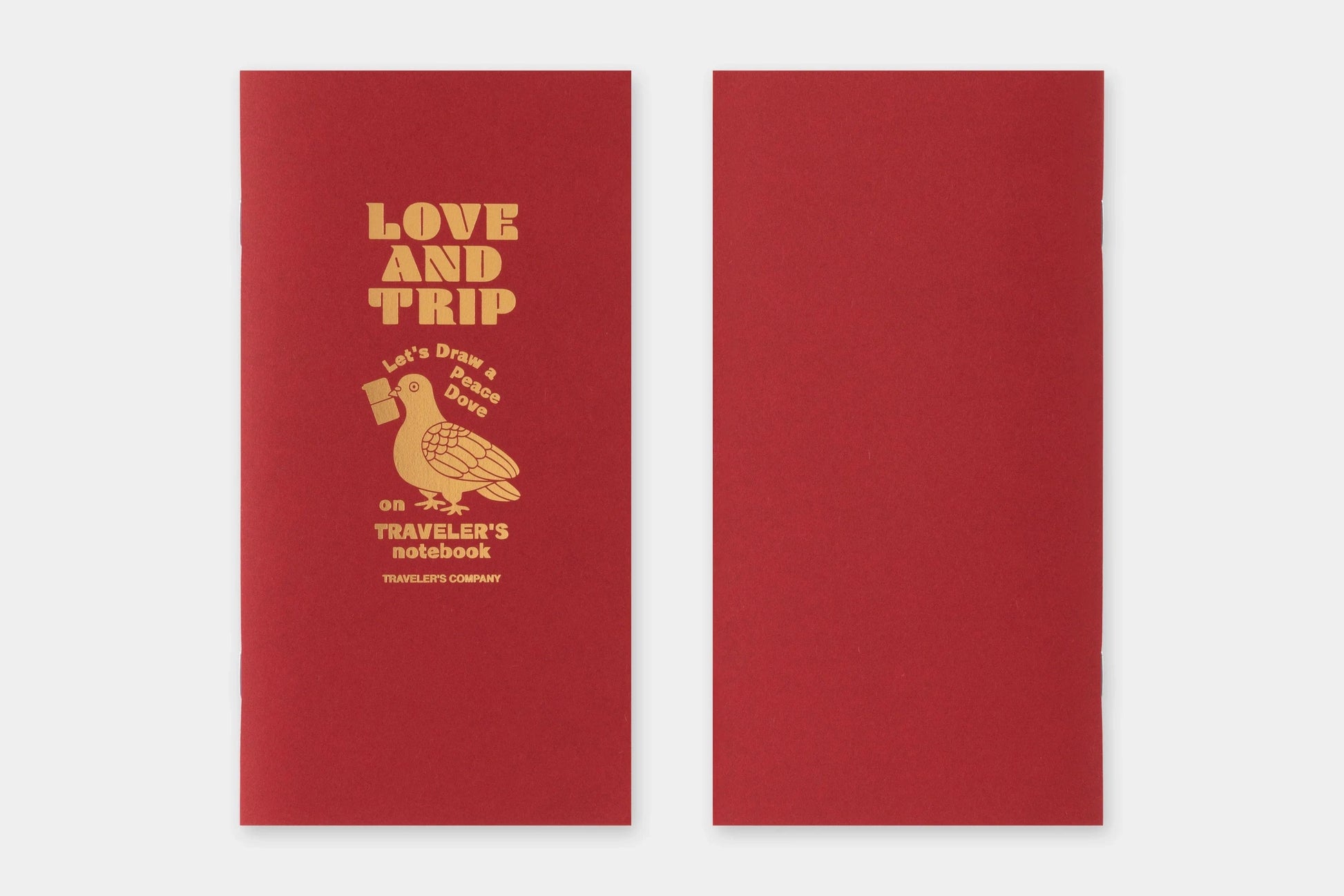 Traveler's Company Japan Quaderni Traveler's Notebook Limited Edition - LOVE AND TRIP