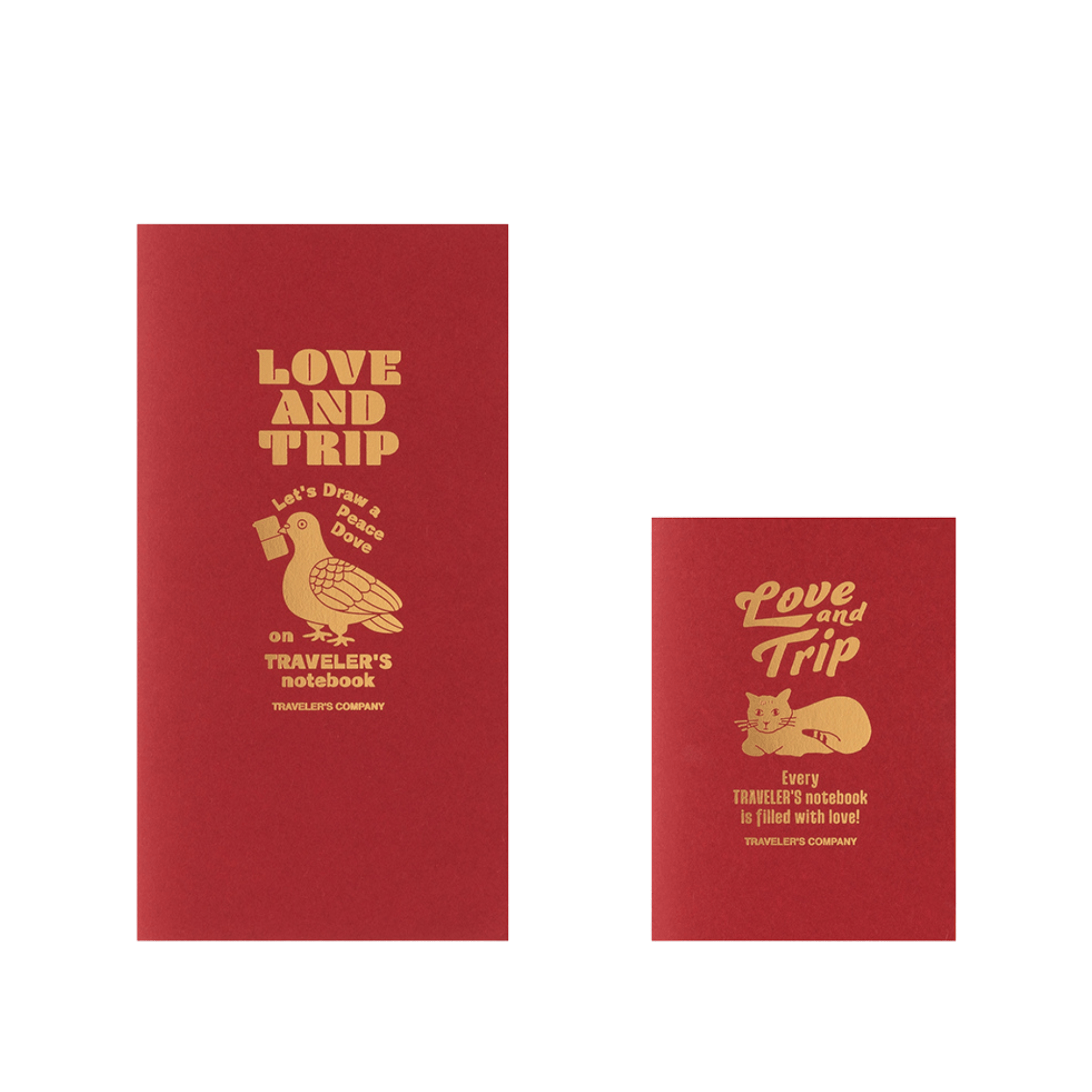Traveler's Company Japan Quaderni Traveler's Notebook LOVE AND TRIP Edition