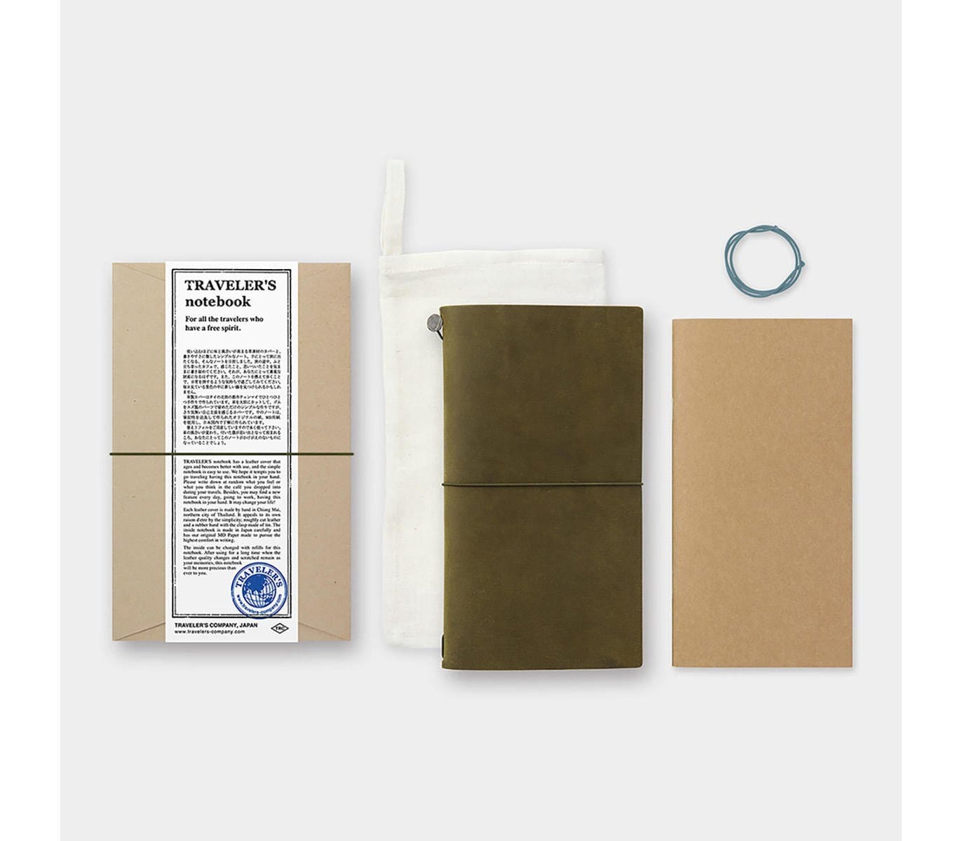 Traveler's Company Japan Quaderni Traveler's Notebook Olive