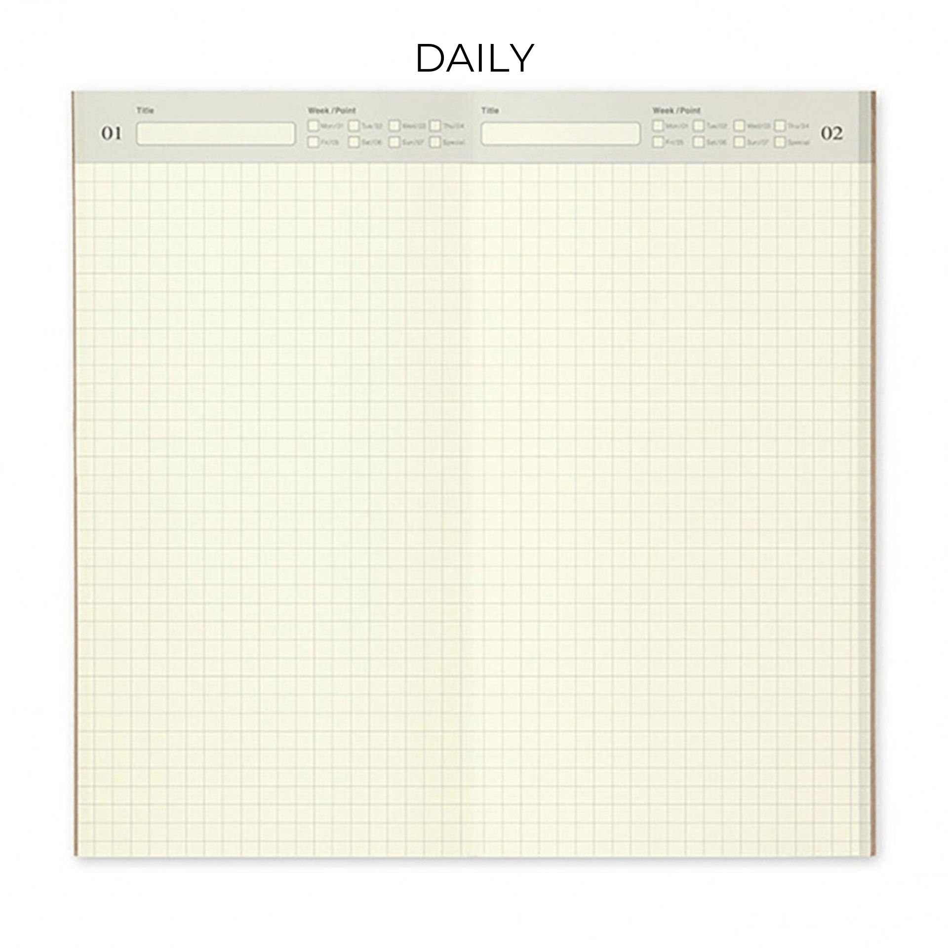 Traveler's Company Japan Quaderni Traveler's Notebook Refill - Planner