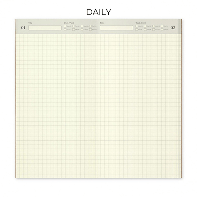 Traveler's Company Japan Quaderni Traveler's Notebook Refill - Planner