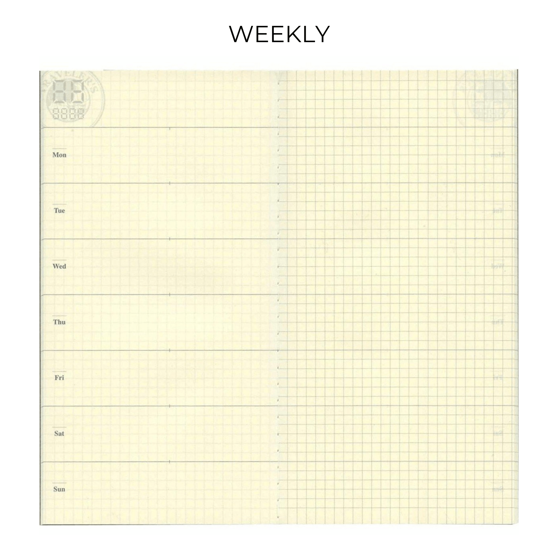 Traveler's Company Japan Quaderni Traveler's Notebook Refill - Planner