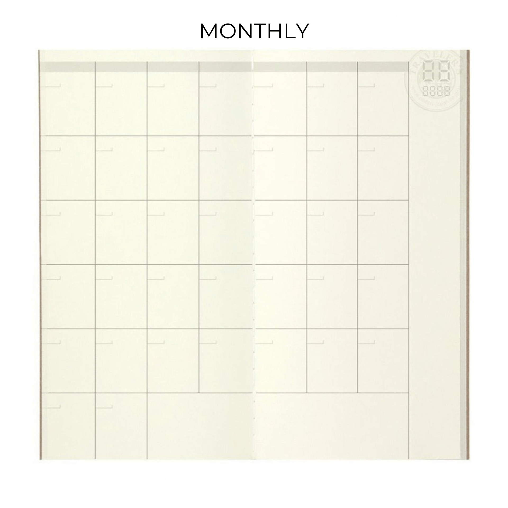Traveler's Company Japan Quaderni Traveler's Notebook Refill - Planner