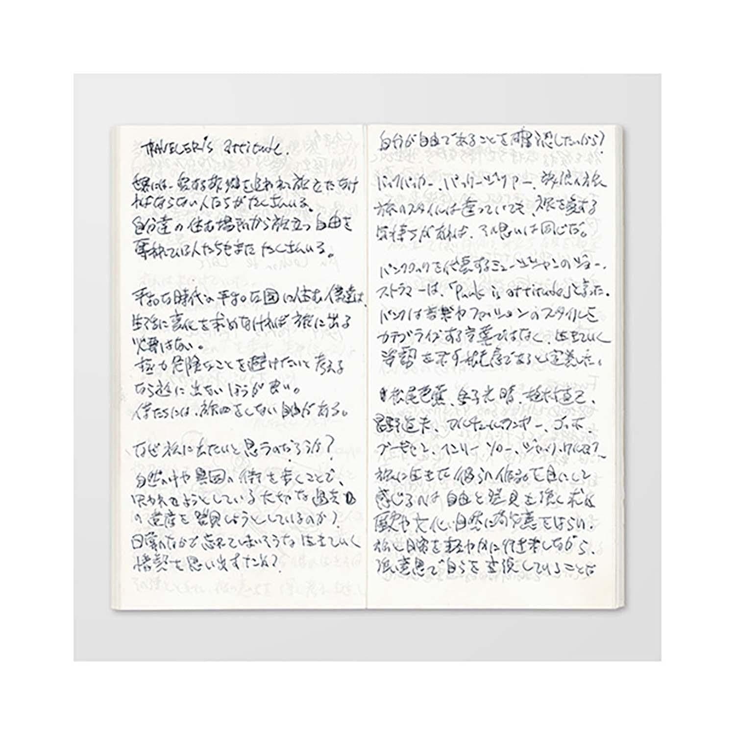 Traveler's Company Japan Quaderni Traveler's Notebook Refill