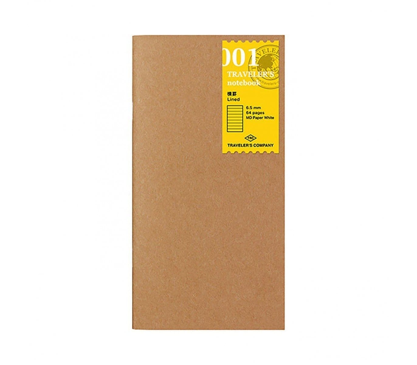Traveler's Company Japan Quaderni Pagine a righe - REFILL n.001 Traveler's Notebook Refill