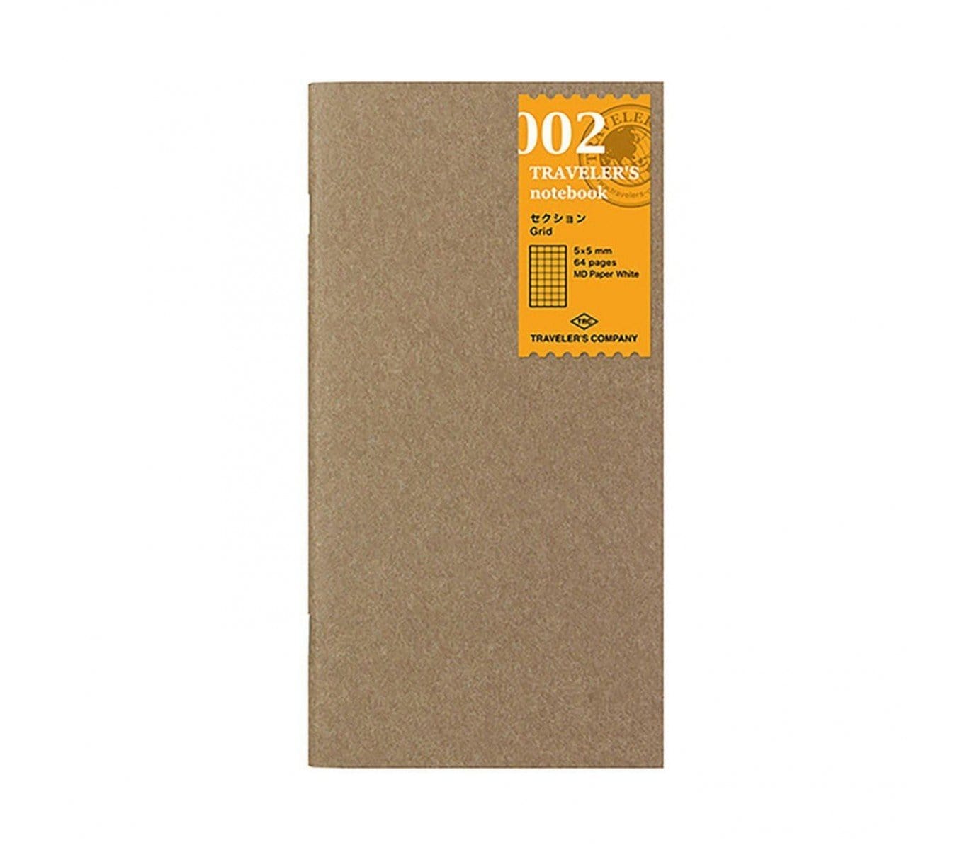 Traveler's Company Japan Quaderni Pagine a quadretti - REFILL n.002 Traveler's Notebook Refill