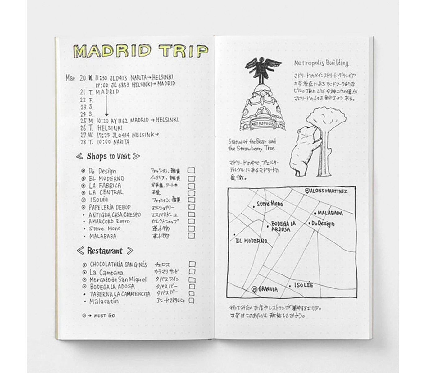 Traveler's Company Japan Quaderni Traveler's Notebook Refill