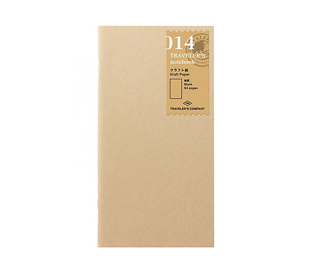 Traveler's Company Japan Quaderni Pagine carta Kraft - REFILL n.014 Traveler's Notebook Refill