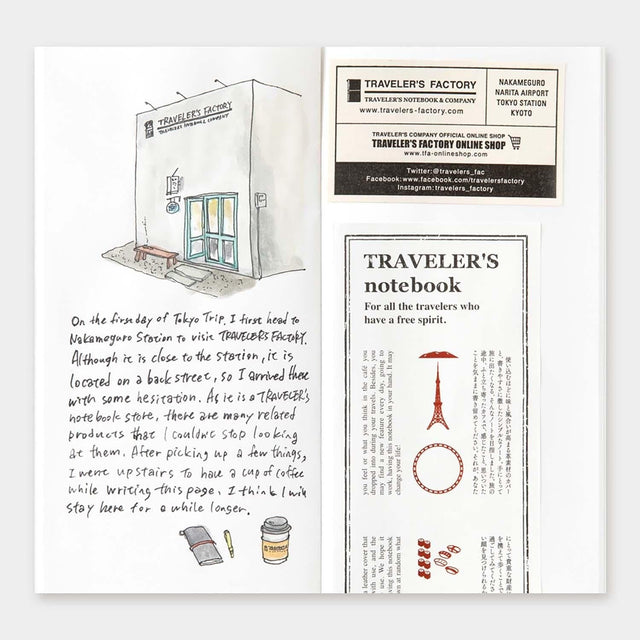 Traveler's Company Japan Quaderni Traveler's Notebook Tokyo Edition