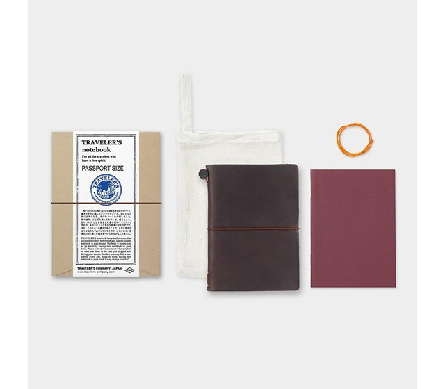 Traveler's Company Japan Quaderni Traveler's Passport Brown