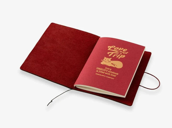 Traveler's Company Japan Quaderni Traveler's Passport Limited Edition - LOVE AND TRIP