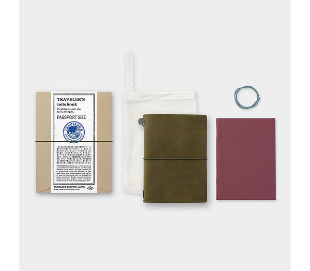 Traveler's Company Japan Quaderni Traveler's Passport Olive