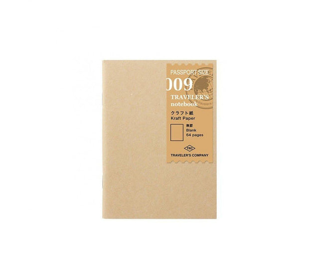 Traveler's Company Japan Quaderni Pagine carta Kraft - REFILL n.009 Traveler's Passport Refill