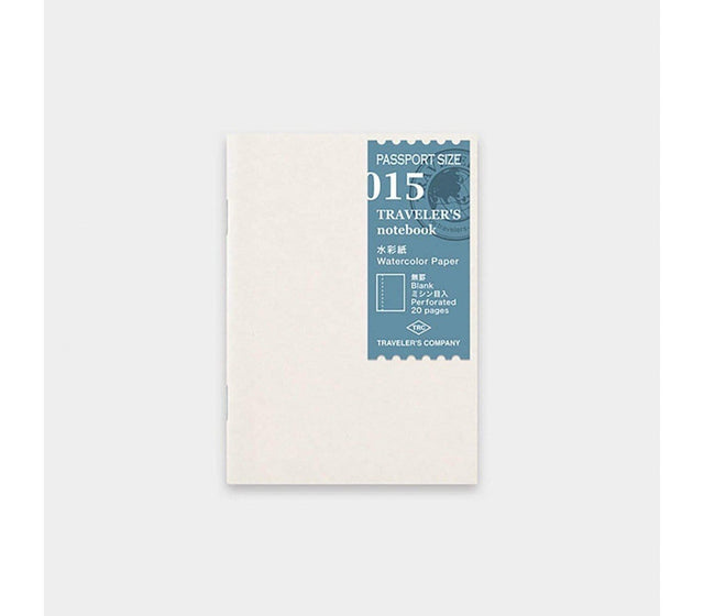 Traveler's Company Japan Quaderni Pagine carta acquerelli - REFILL n.015 Traveler's Passport Refill