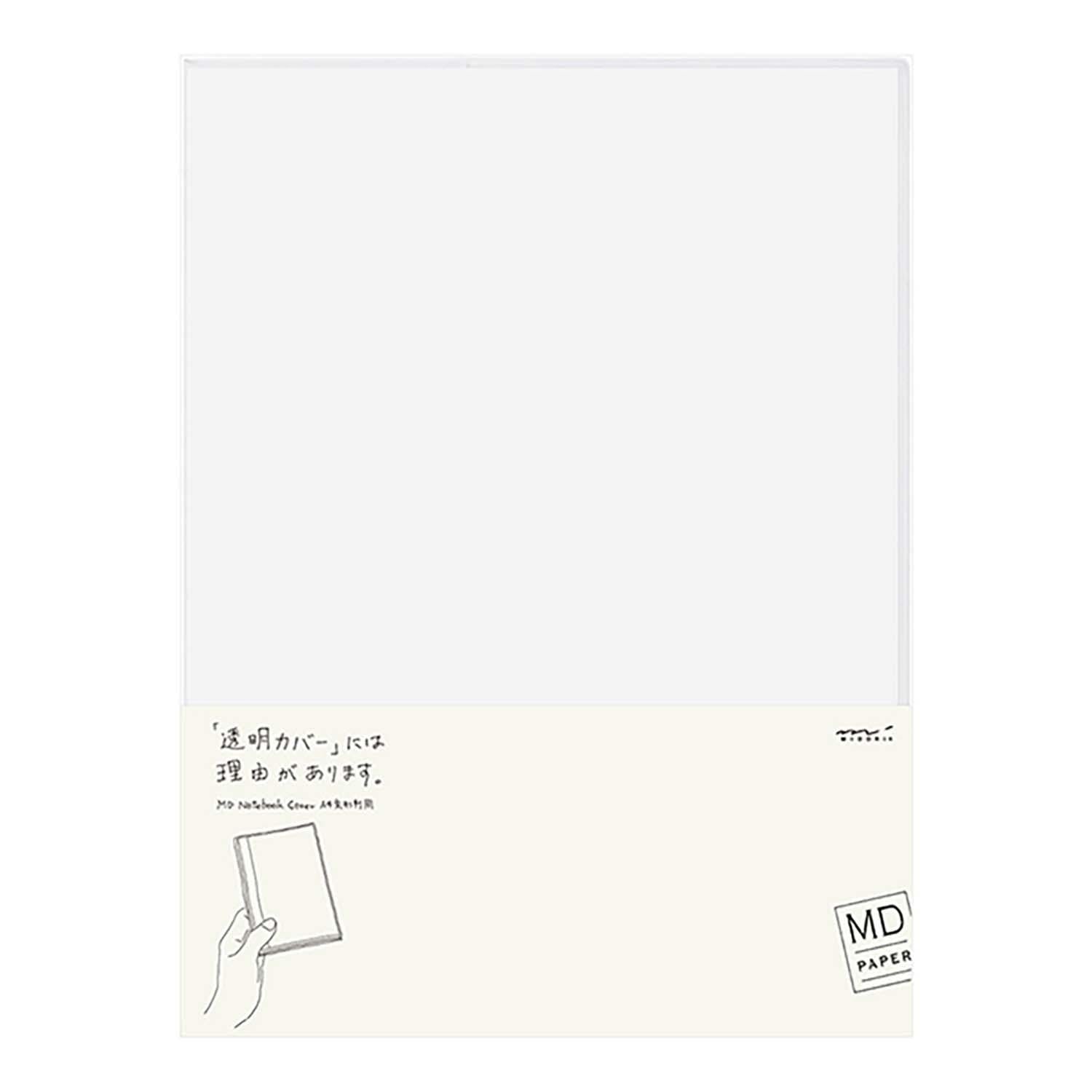 Midori Quaderno Cover per MD Notebook A4 Clear