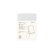 Midori Quaderno Cover per MD Notebook A7 Clear