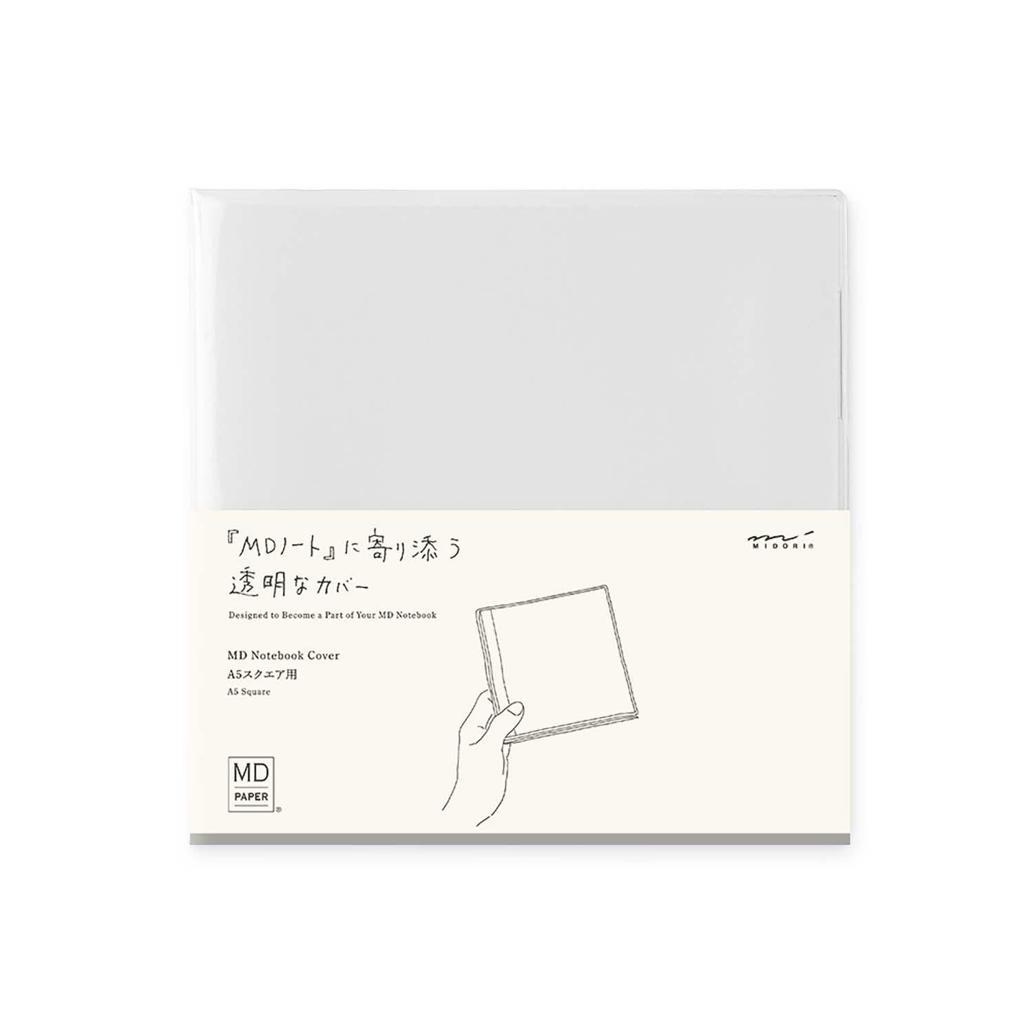 Midori Quaderno Cover per MD Notebook Square Clear