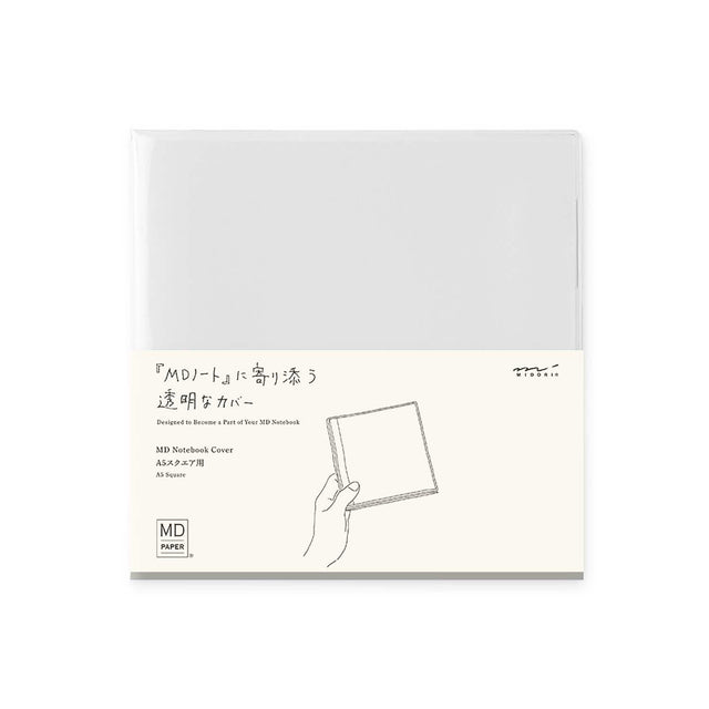 Midori Quaderno Cover per MD Notebook Square Clear