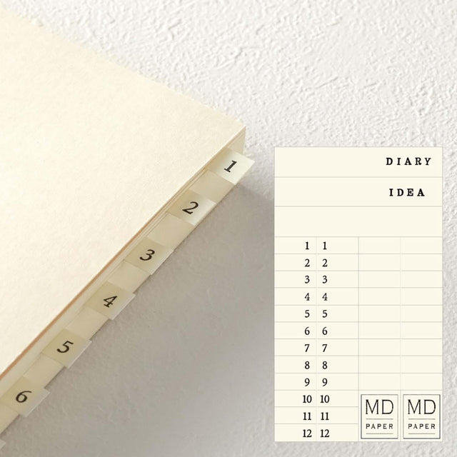 Midori Quaderno MD Notebook 1 Day 1 Page - blank