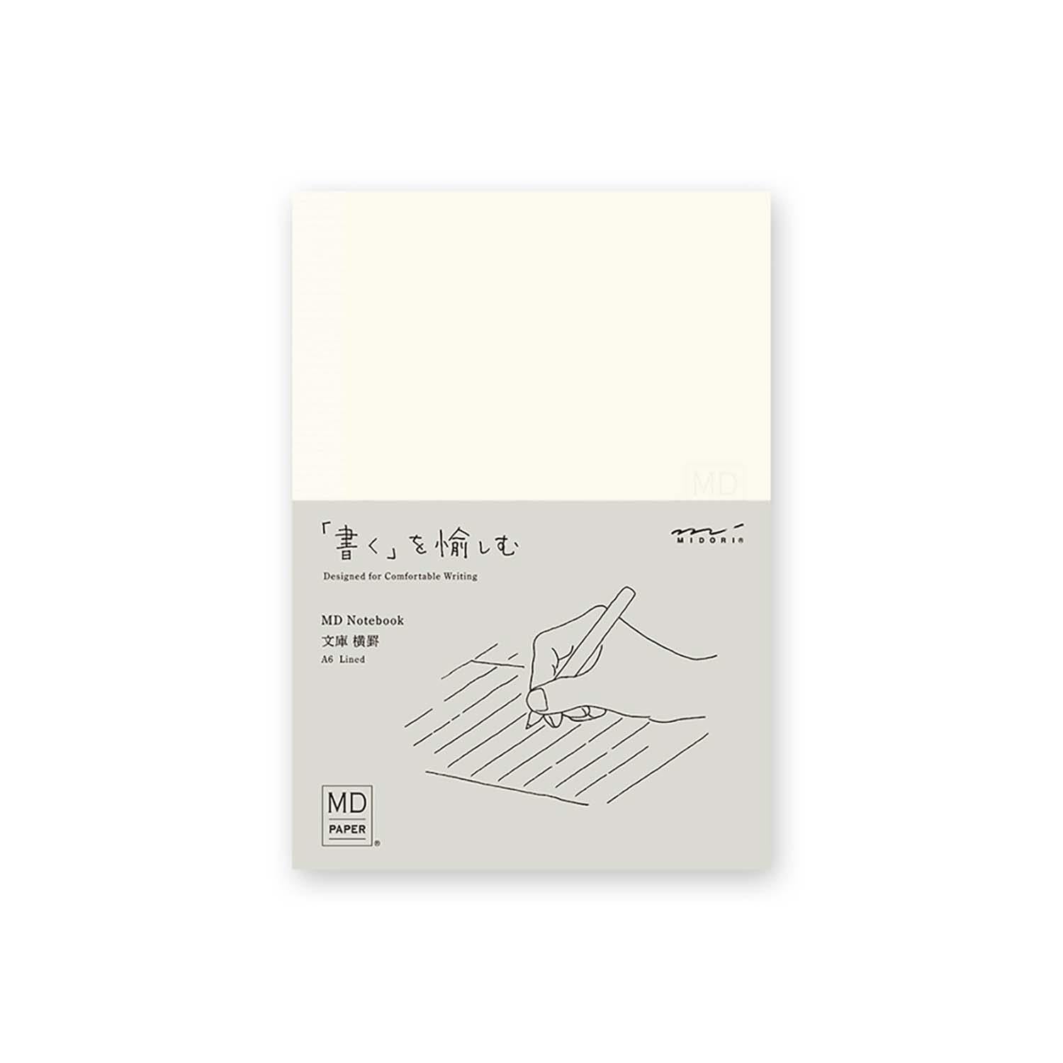 Midori Quaderno A RIGHE - RULED MD notebook A6
