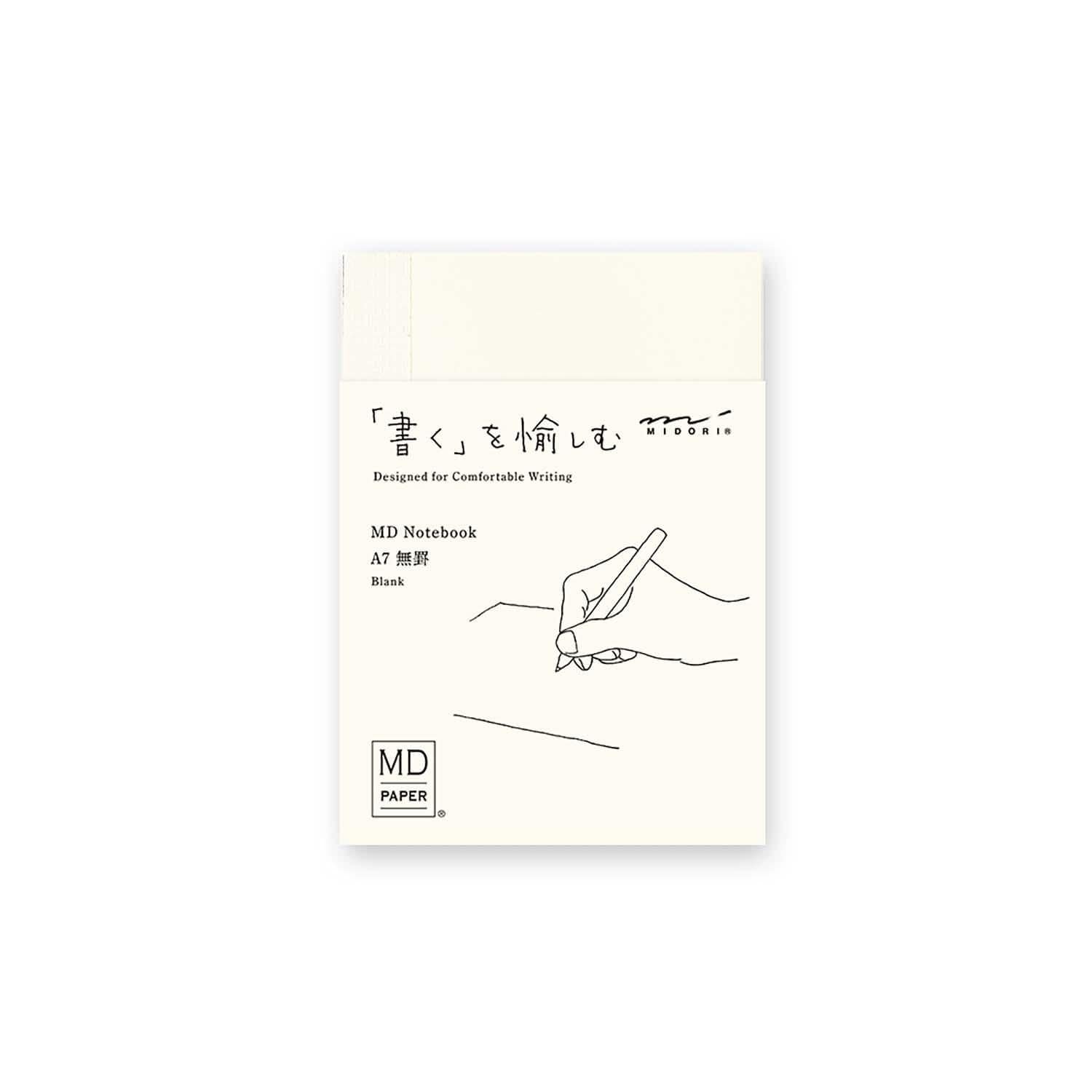 Midori Quaderno BIANCHE - BLANK MD notebook A7