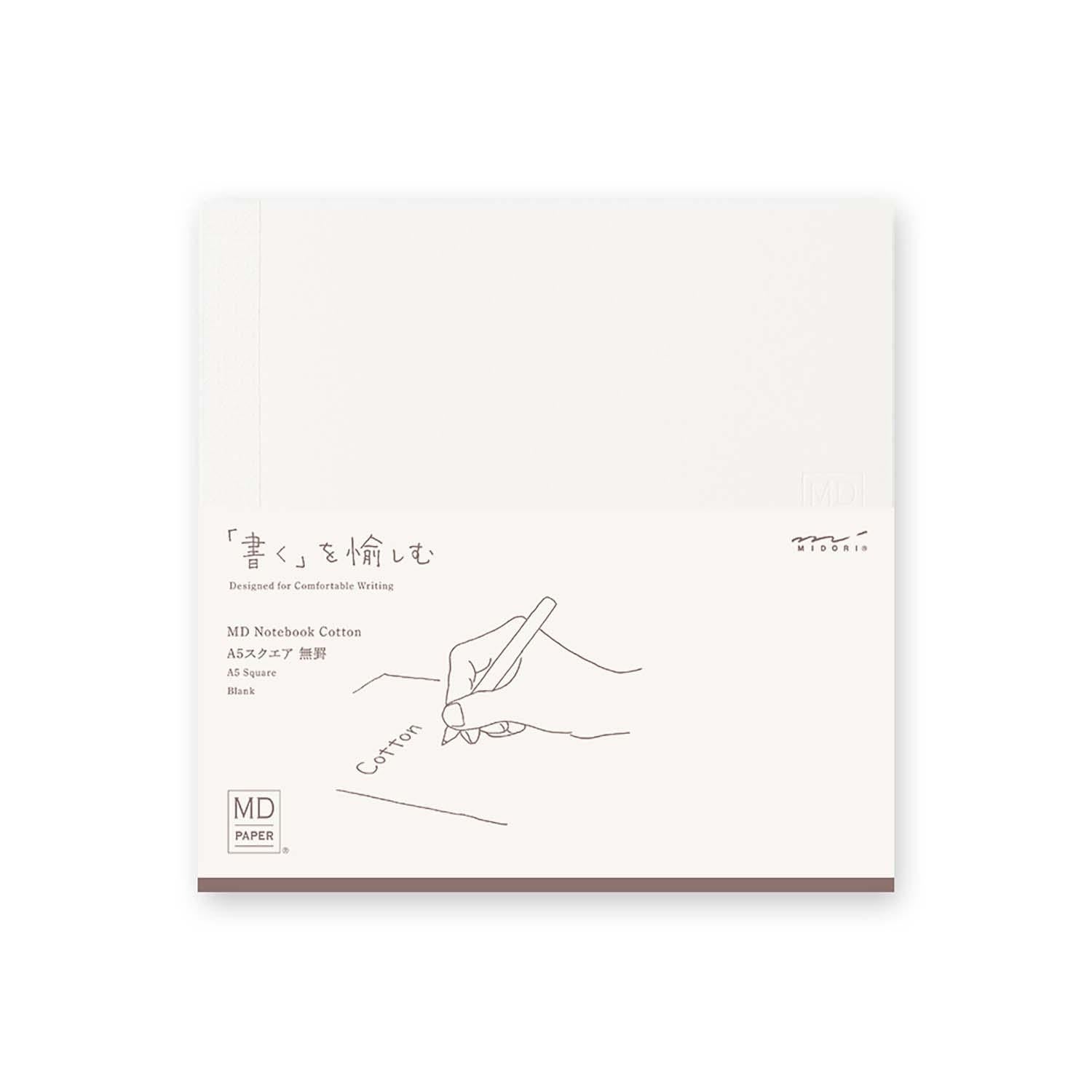 Midori Quaderno MD Notebook Cotton Square