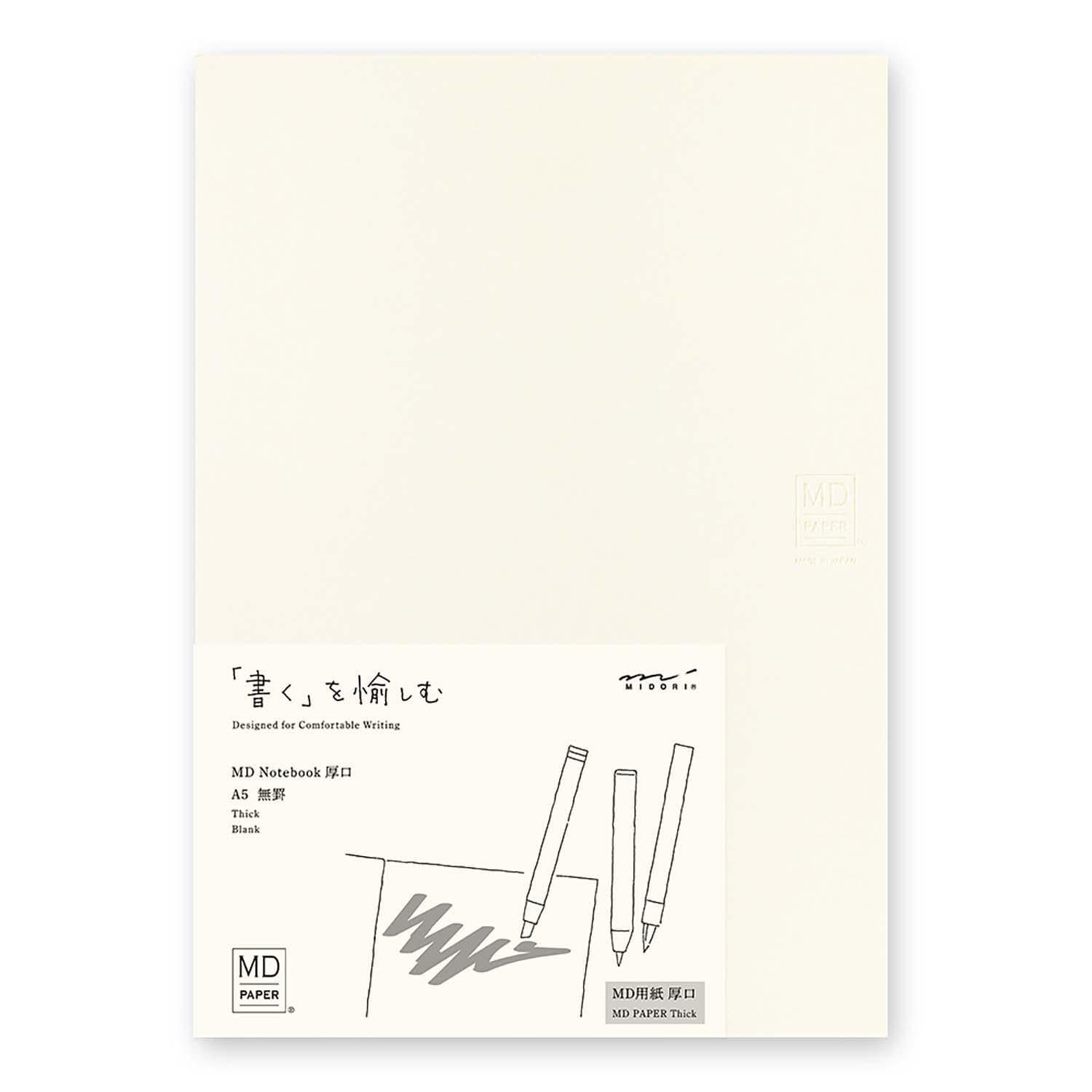Midori Quaderno MD Notebook Thick Blank A5