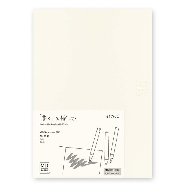 Midori Quaderno MD Notebook Thick Blank A5