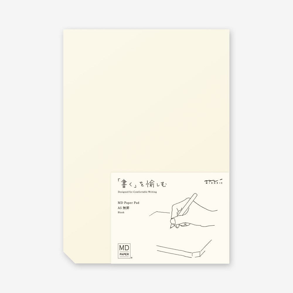 Midori Quaderno A5 CARTA MD MD Paper Pad Cotton - varie misure
