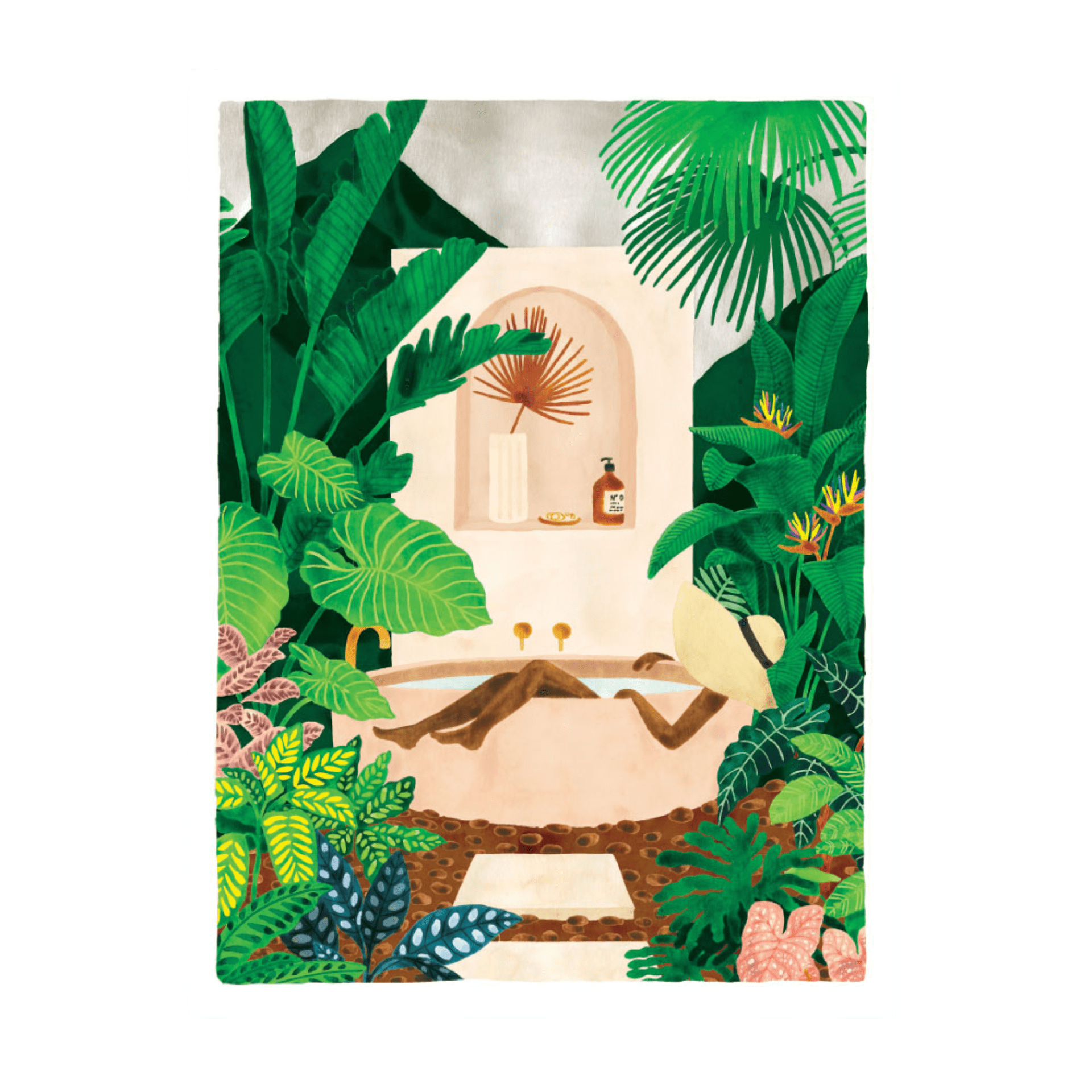 All The Way To Say Stampa Stampa Exotic Bathtub