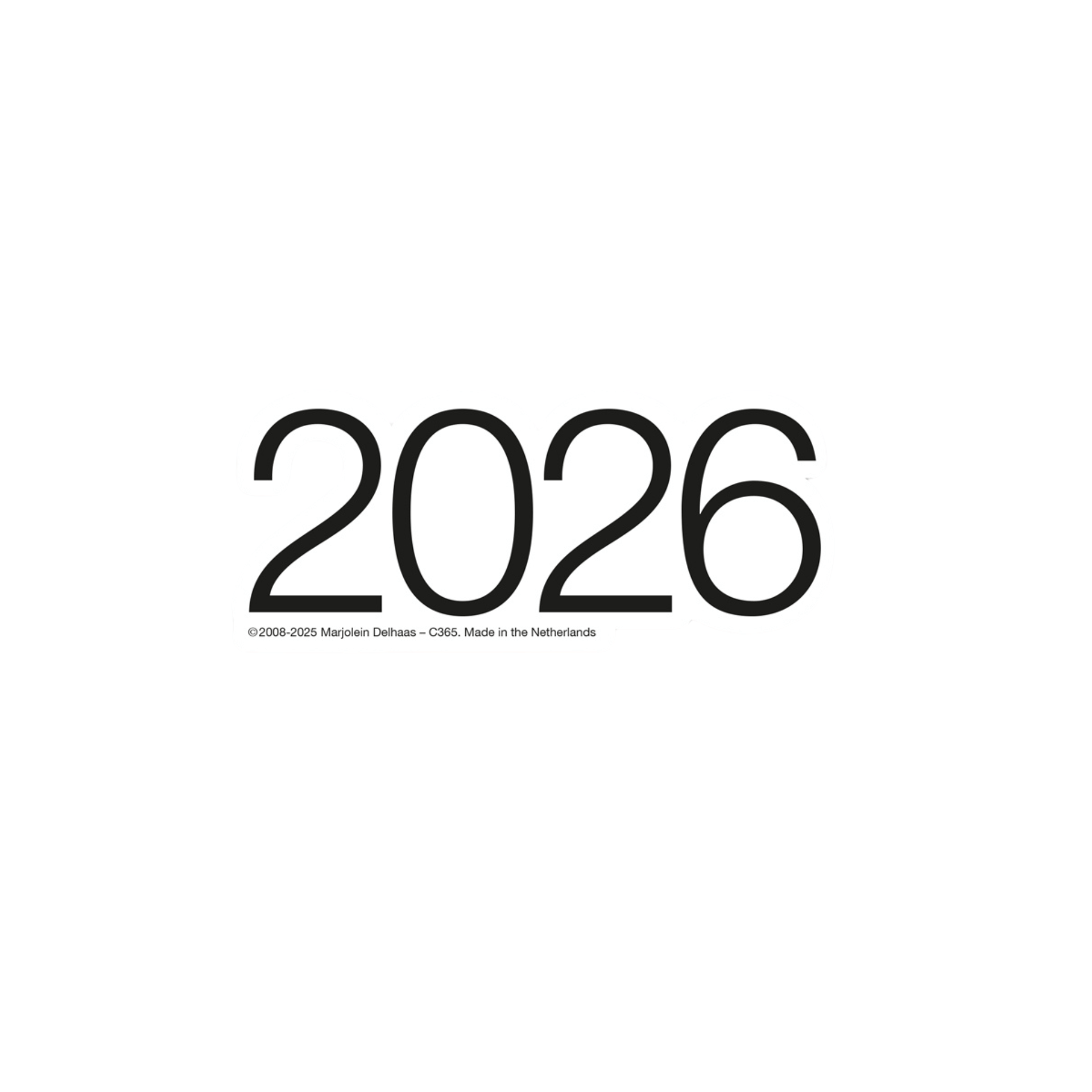 Marjolein Delhaas Stickers 2026 sticker
